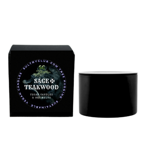 Sage And Teakwood Vegan Candle