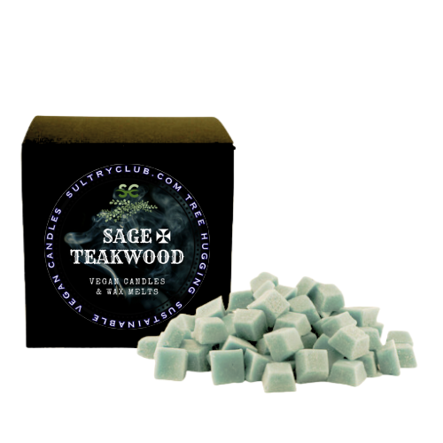 Sage And Teakwood Vegan Candle