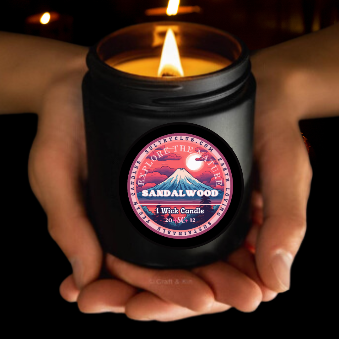 SANDALWOOD VEGAN CANDLE