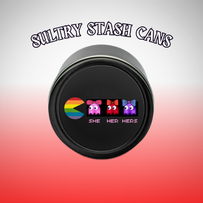 LBGTQ Stash Tin - Round Storage Container (Several Styles)