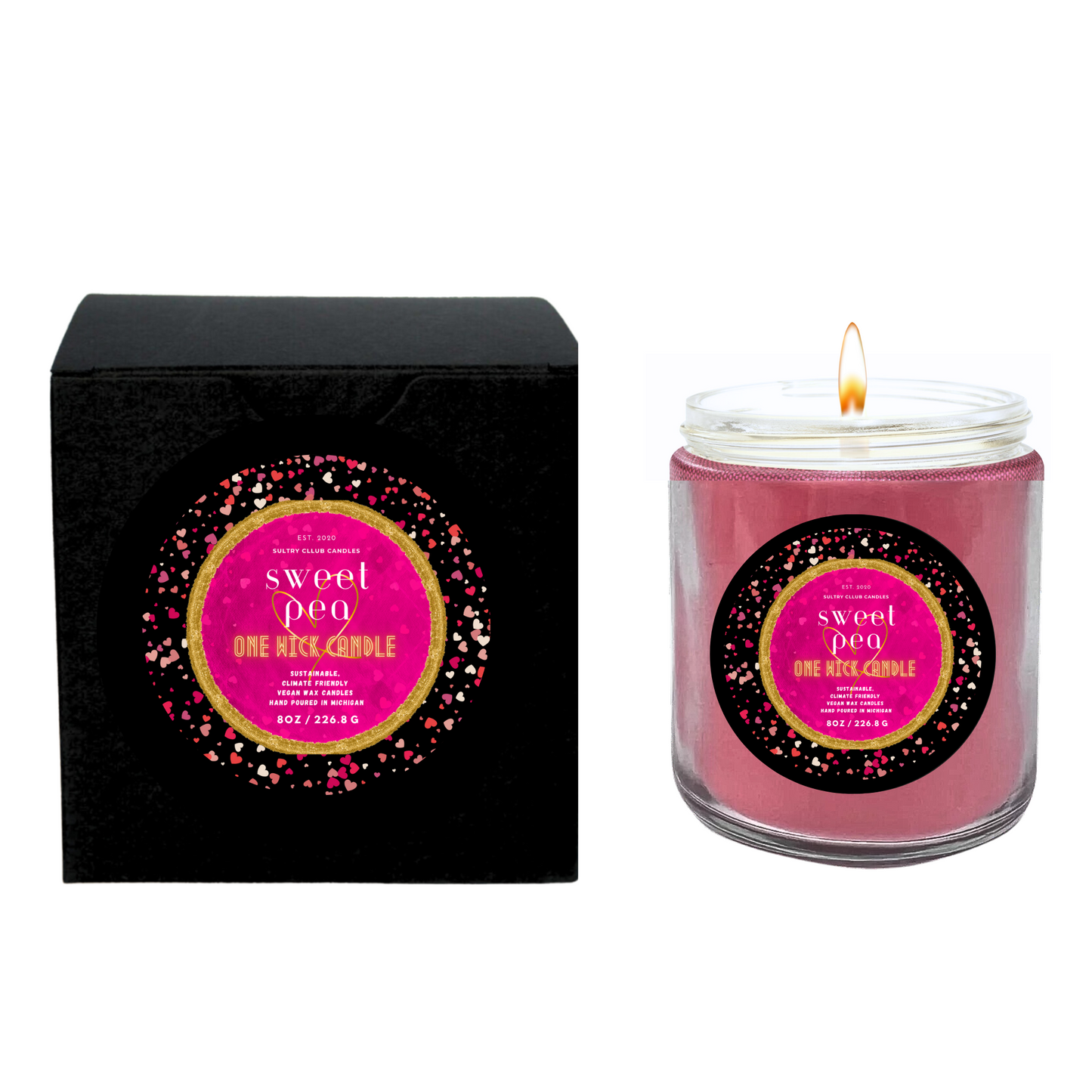 SWEET PEA Vegan Candle