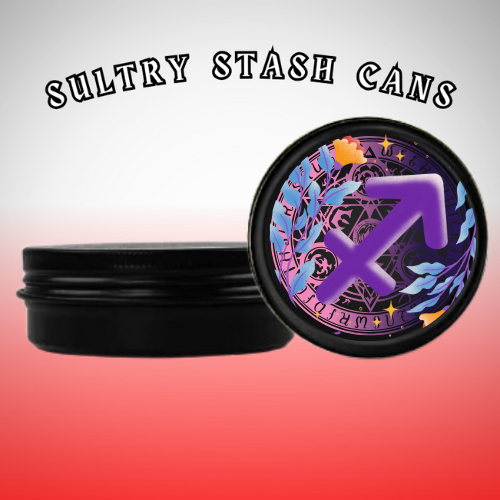 SAGITARIUS Stash Tin - Round Storage Container