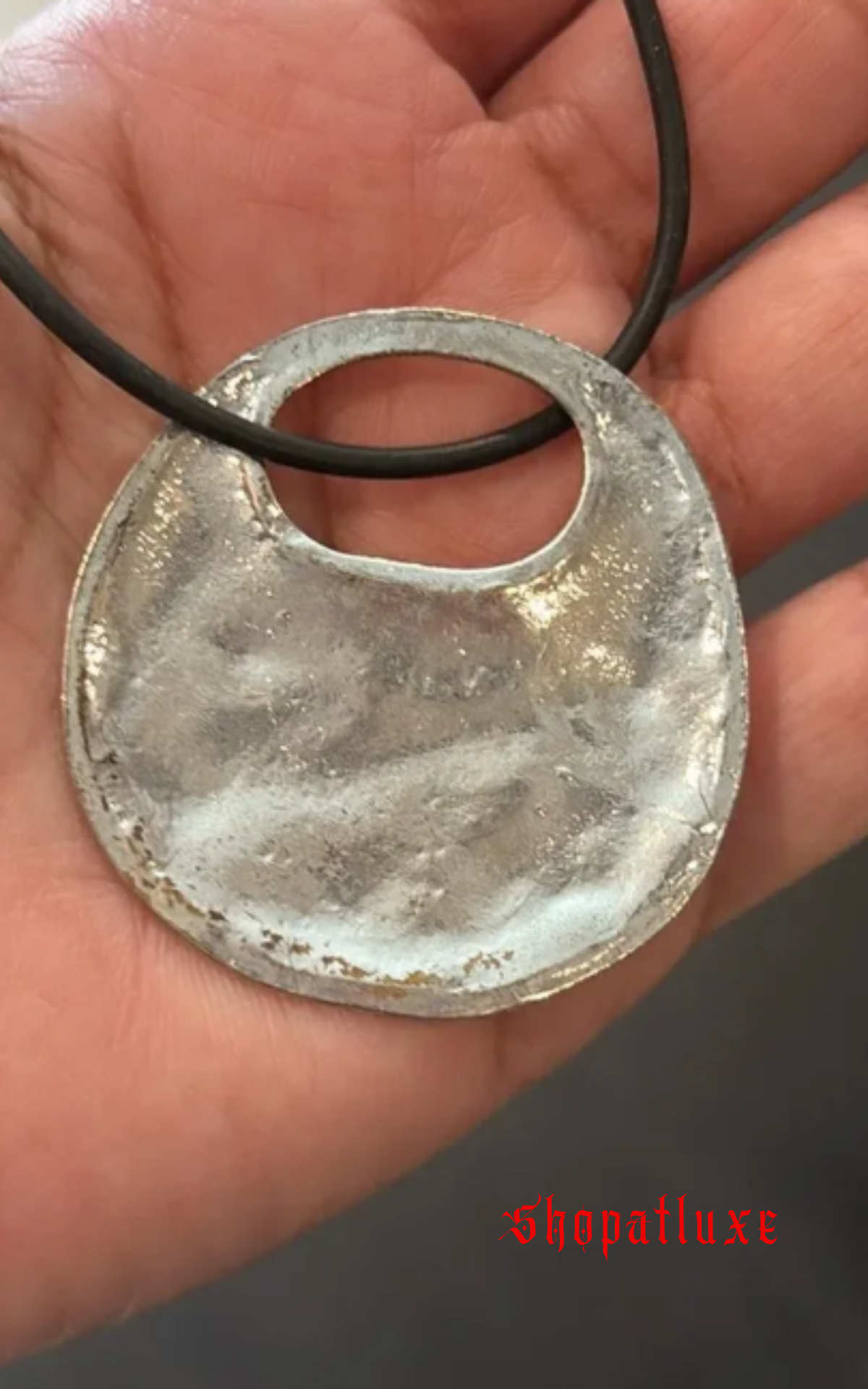 Serenity Prayer Disc Necklace