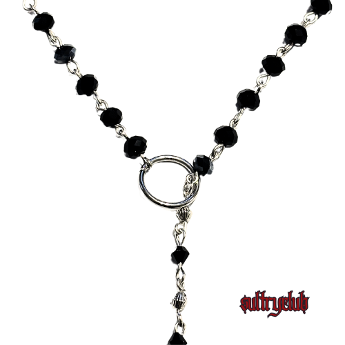 PLAYBOY BUNNY CAPTIVE CHOKER O RING LARIAT NECKLACE