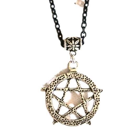 Pewter Pentagram Star Necklace
