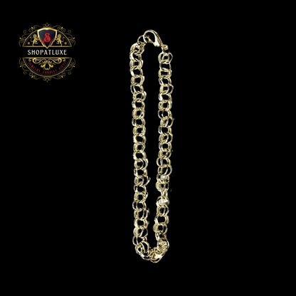 Sterling Silver Mens Hand Woven Bracelet