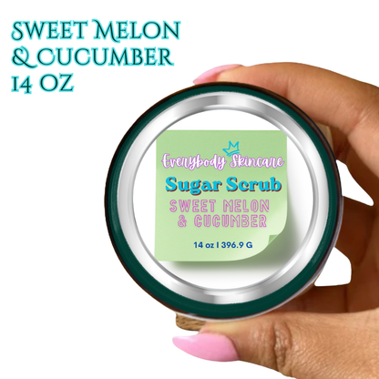 Sweet Melon & Cucumber Sugar Scrub™ by Sultry Club Spa