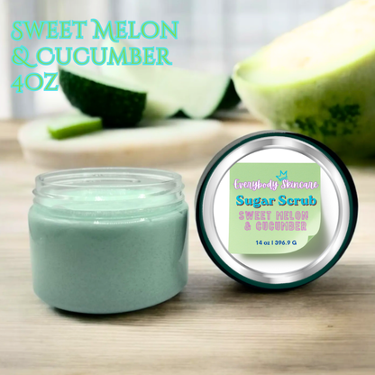 Sweet Melon & Cucumber Sugar Scrub™ by Sultry Club Spa
