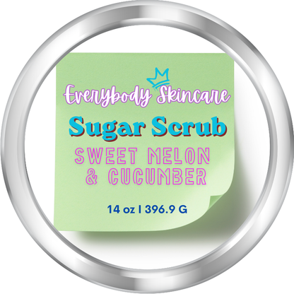 Sweet Melon & Cucumber Sugar Scrub™ by Sultry Club Spa