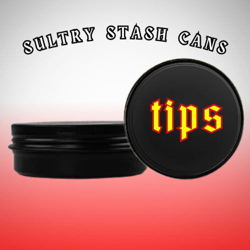 TIPS Stash Tin - Round Storage Container