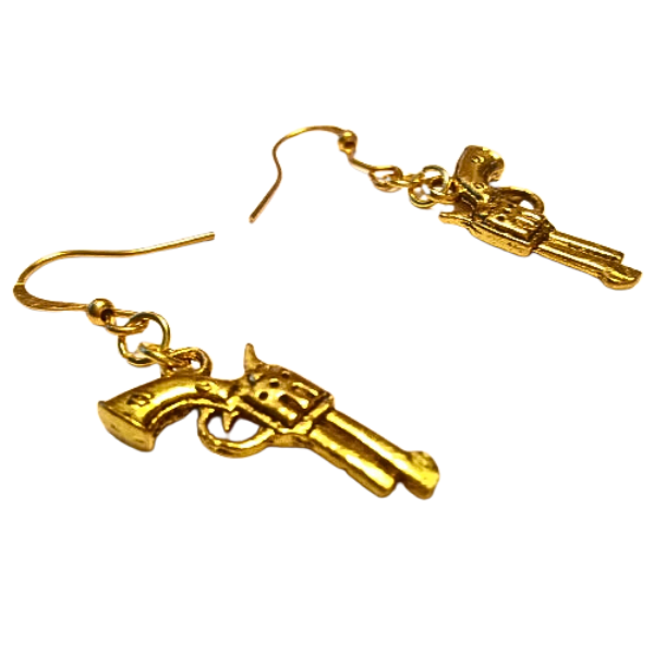 TOUGH GIRL MINI PISTOL EARRINGS