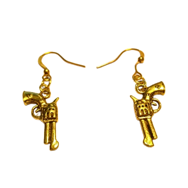 TOUGH GIRL MINI PISTOL EARRINGS