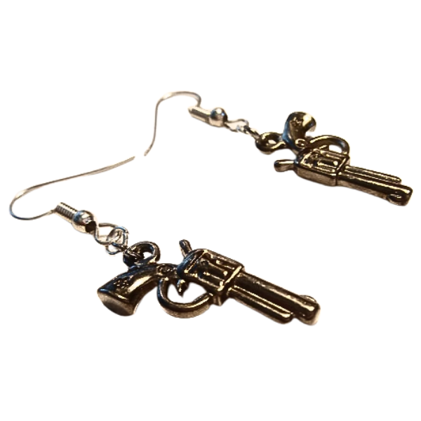 TOUGH GIRL MINI PISTOL EARRINGS