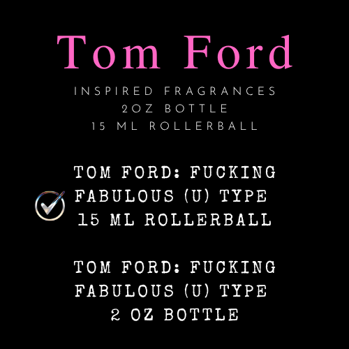 Tom Ford Inspired Fragrances