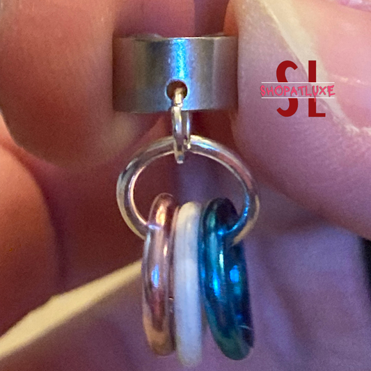 Transgender Pride Ear Cuff