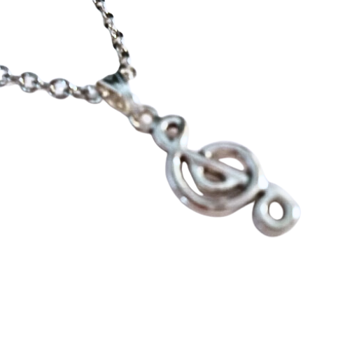 Treble Clef Charm Necklace