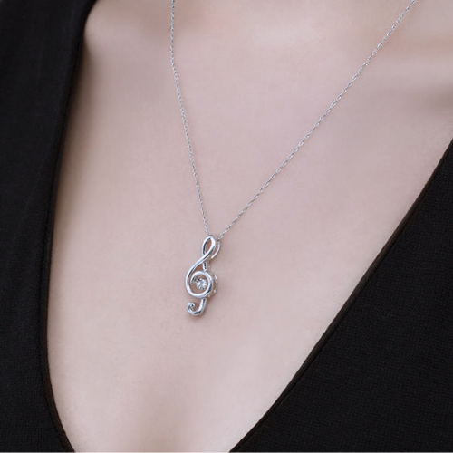 Treble Clef Charm Necklace