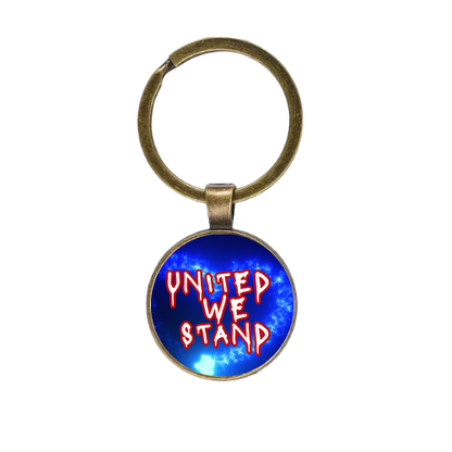 UNITED WE STAND Custom Keychain