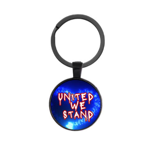 UNITED WE STAND Custom Keychain