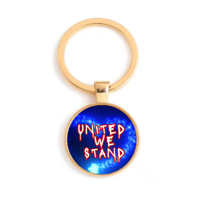 UNITED WE STAND Custom Keychain