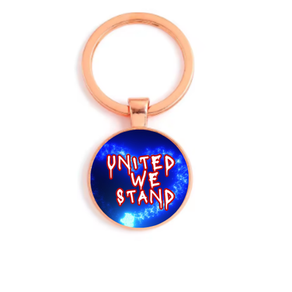 UNITED WE STAND Custom Keychain