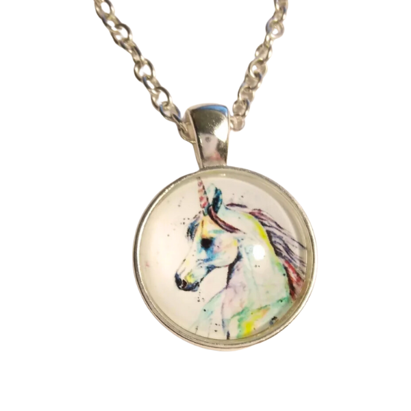 Unicorn Magic Rainbow Sparkle Necklace