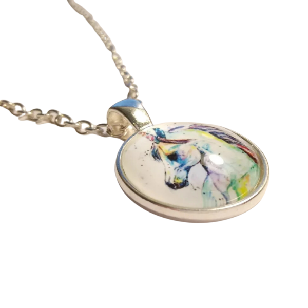 Unicorn Magic Rainbow Sparkle Necklace