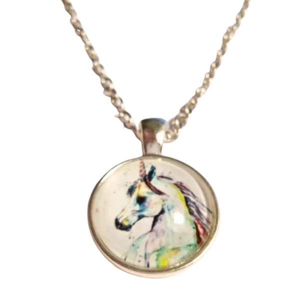 Unicorn Magic Rainbow Sparkle Necklace