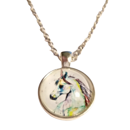 Unicorn Magic Rainbow Sparkle Necklace