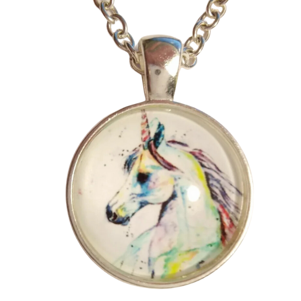 Unicorn Magic Rainbow Sparkle Necklace