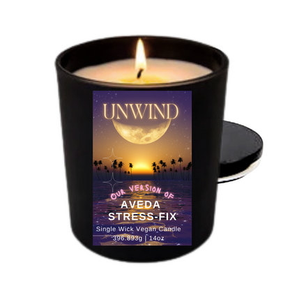 Unwind Lavender And Clary Sage Vegan Candle