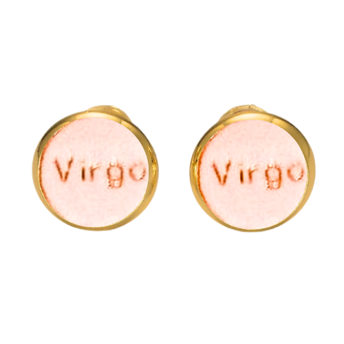 VIRGO PINK & GOLD EARRINGS