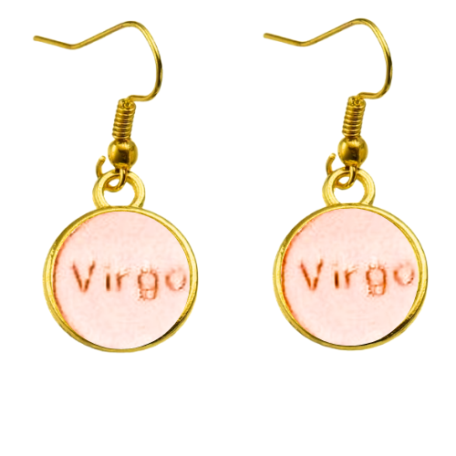 VIRGO PINK & GOLD EARRINGS