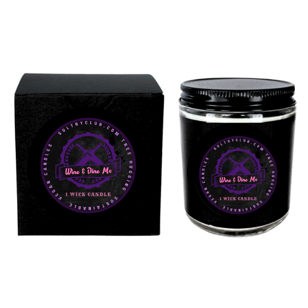 WINE AND DINE ME Vegan Candle