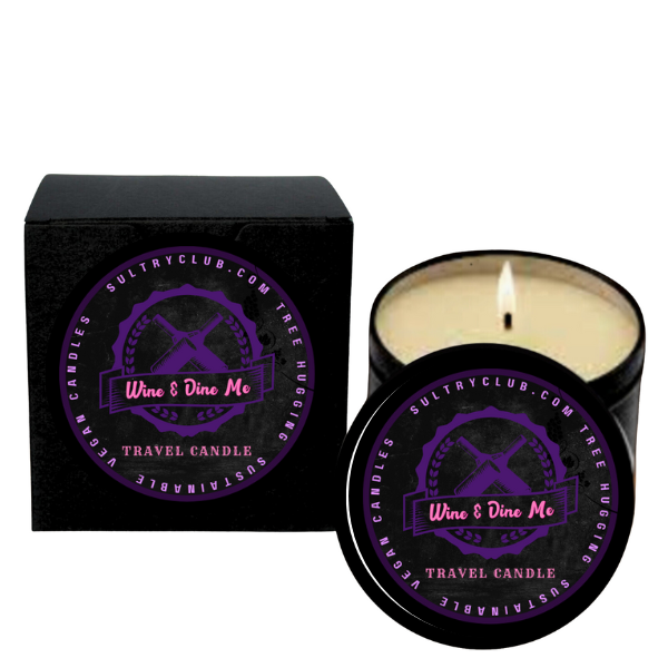 WINE AND DINE ME Vegan Candle