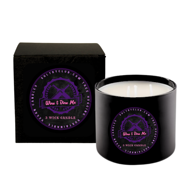 WINE AND DINE ME Vegan Candle