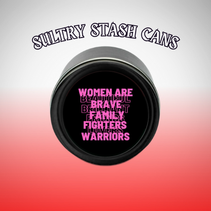 WOMEN Stash Tin - Round Storage Container