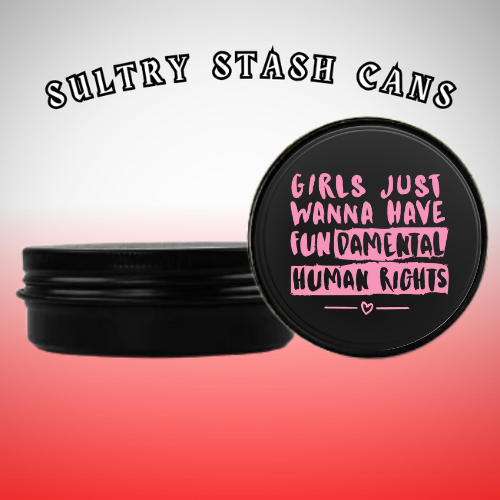 WOMEN Stash Tin - Round Storage Container