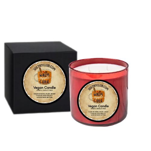 WARM APPLE CIDER Vegan Candle