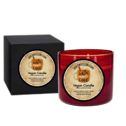 WARM APPLE CIDER Vegan Candle