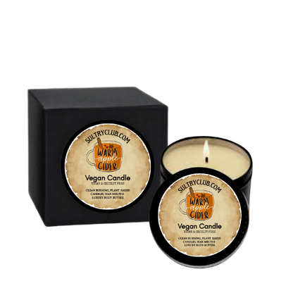WARM APPLE CIDER Vegan Candle