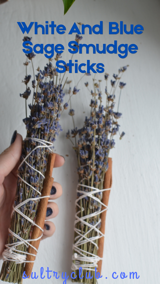 White Sage & Blue Sage Smudge Sticks