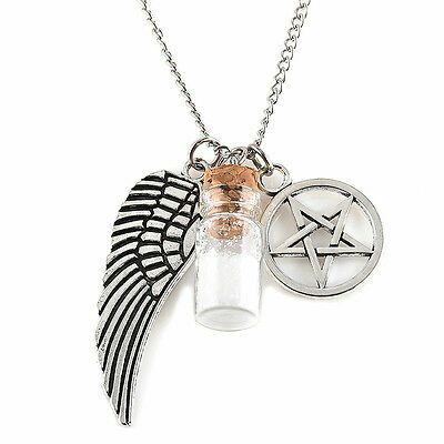 Wiccan Protection Salt Bottle Necklace