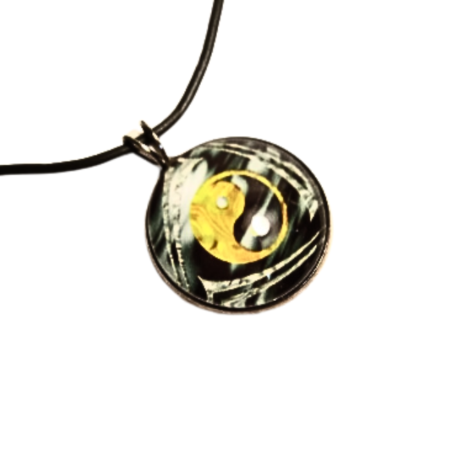 Yin Yang Fire Element Necklace