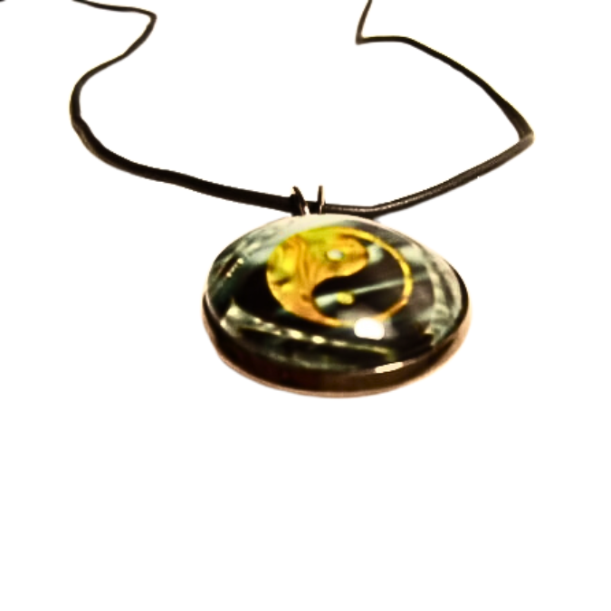 Yin Yang Fire Element Necklace