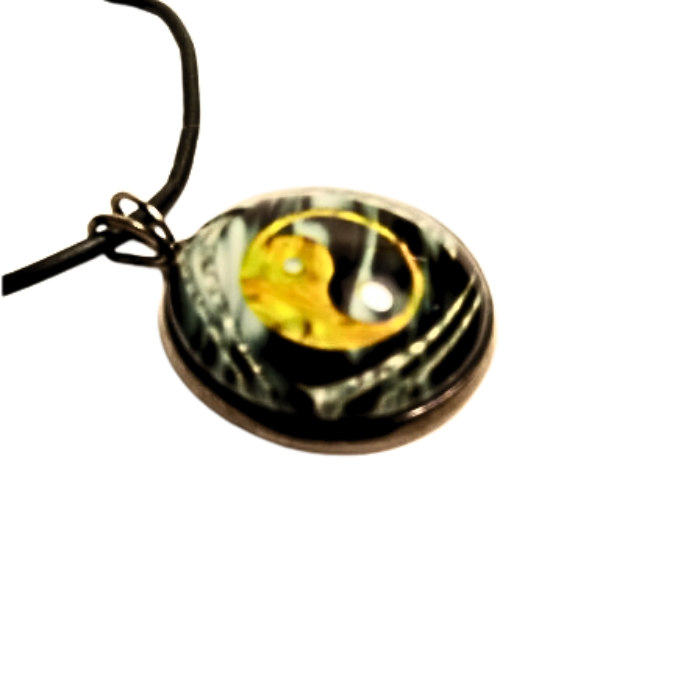 Yin Yang Fire Element Necklace