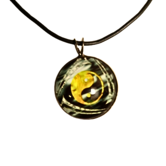 Yin Yang Fire Element Necklace