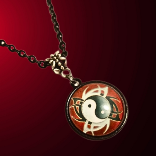 Yin Yang Fire Element Necklace