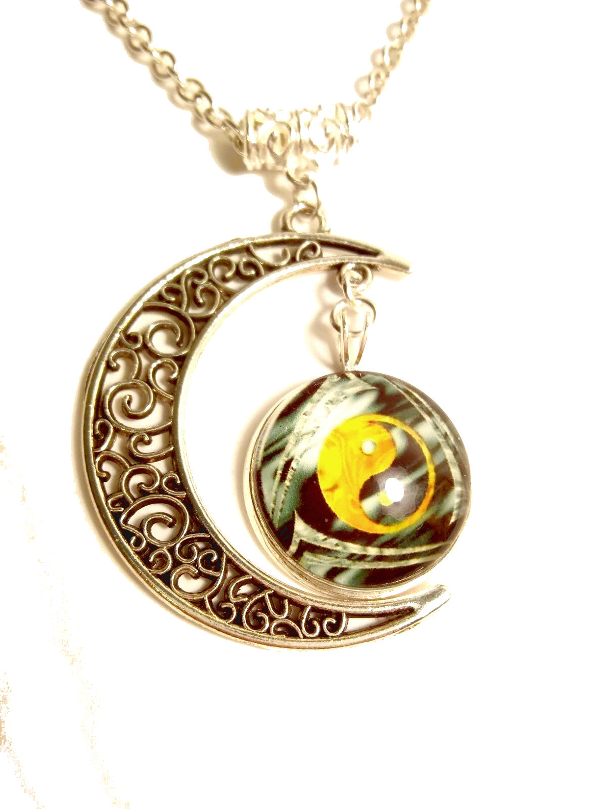 Yin Yang Fire Element Necklace