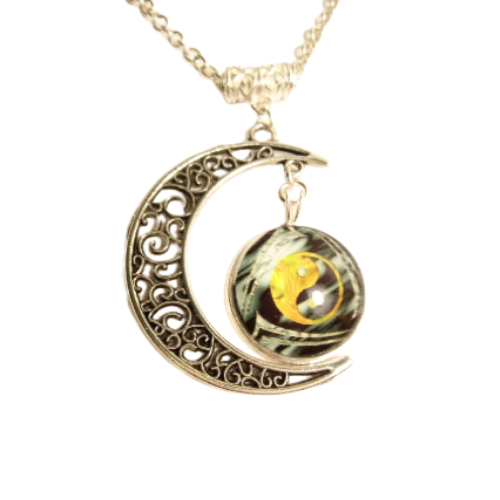 Yin Yang Fire Element Necklace